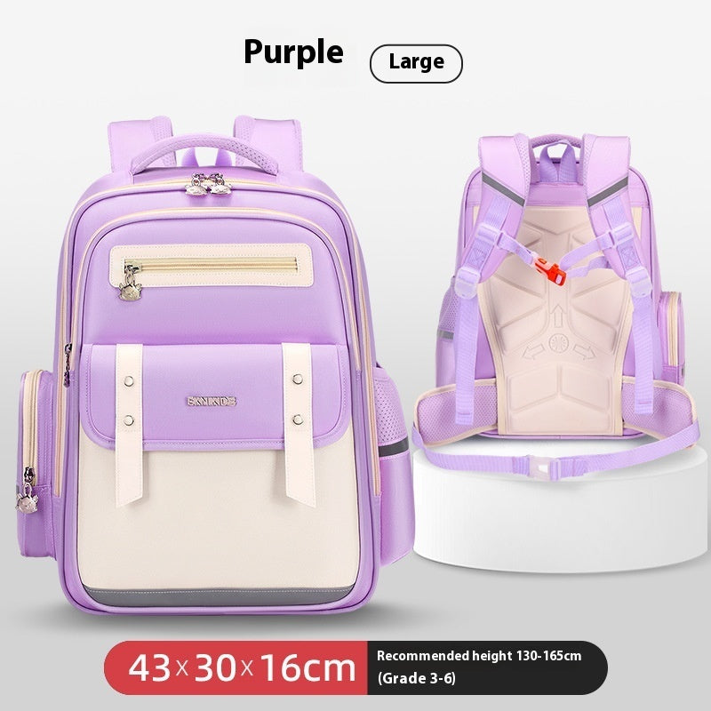 Oxford Cloth Children's Schoolbag Large Capacity Backpack