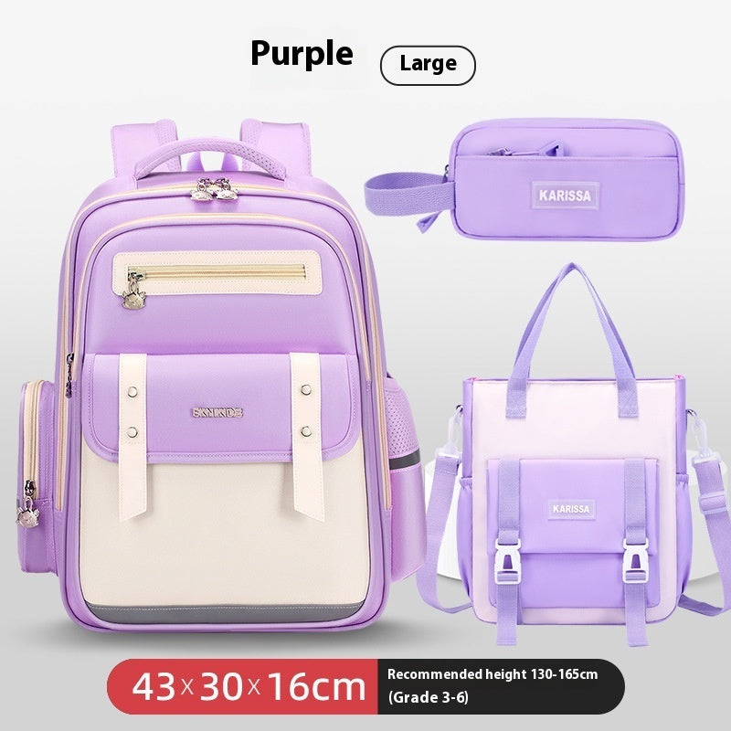 Oxford Cloth Children's Schoolbag Large Capacity Backpack