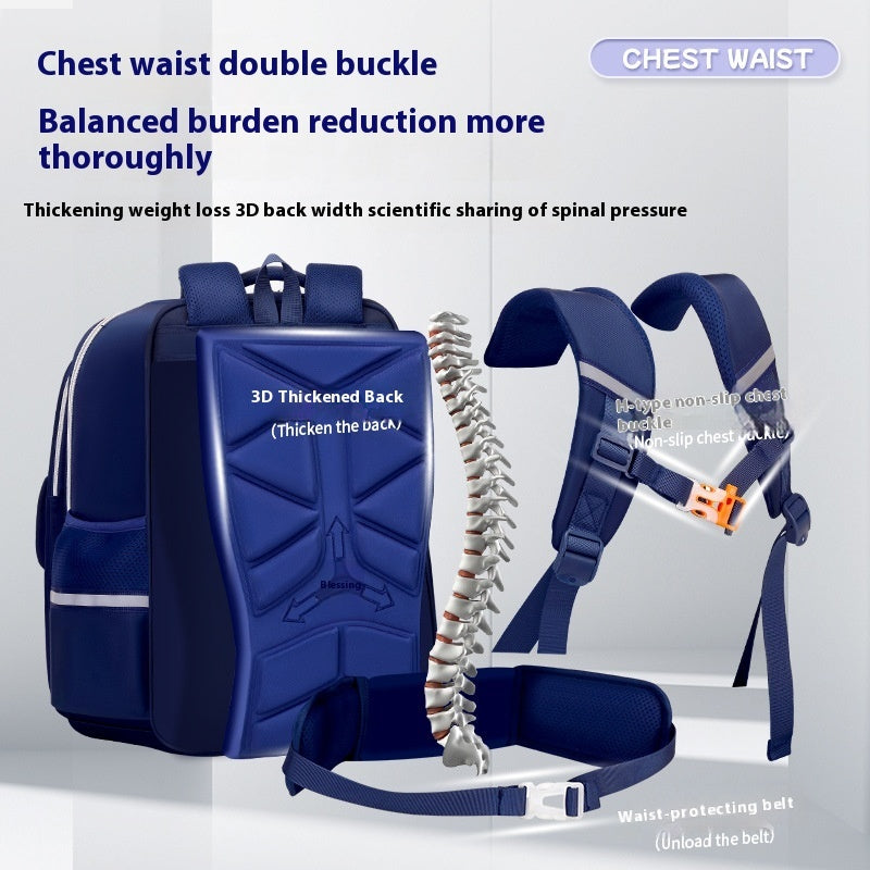 Oxford Cloth Children's Schoolbag Large Capacity Backpack