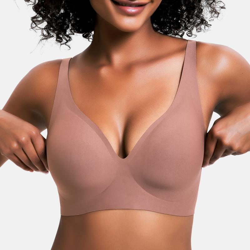Women's Solid Color Portable Home Bra